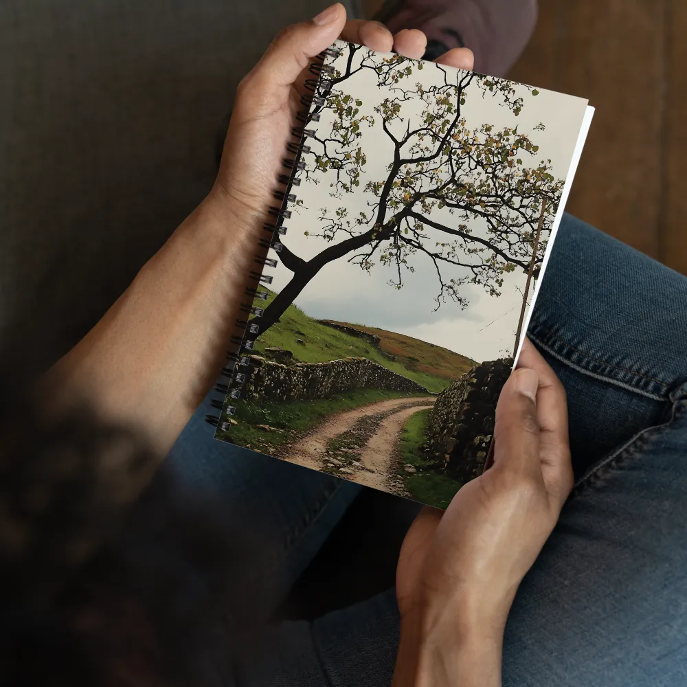 Winding Path Through Hills 
 Spiral Notebook | 140 pages