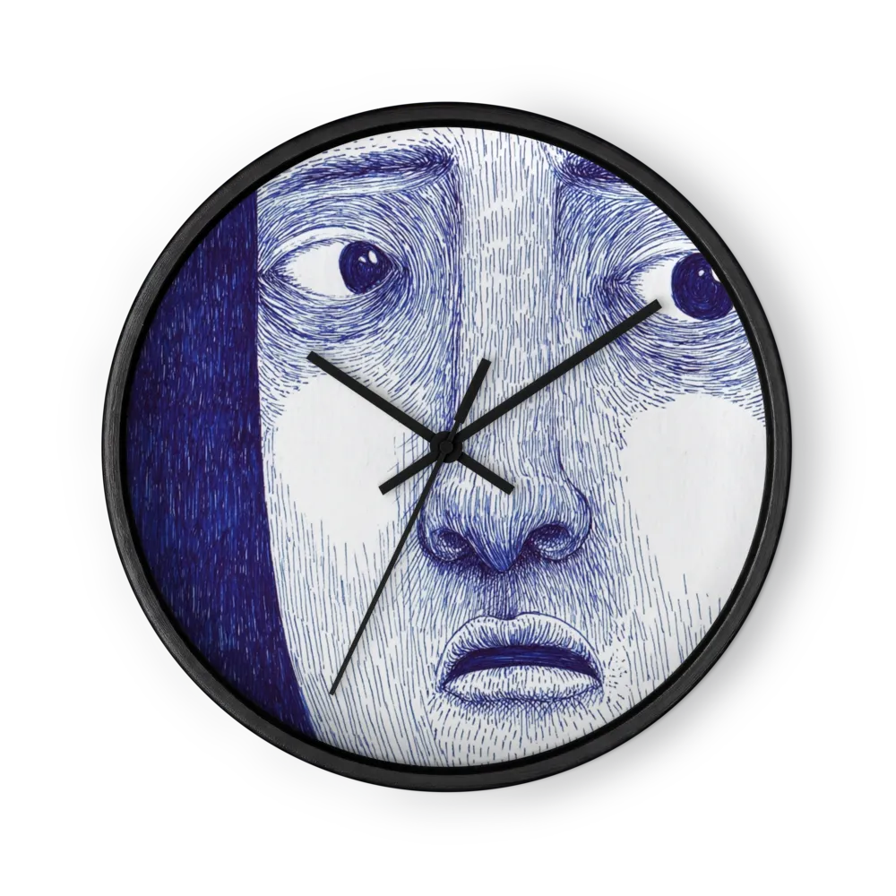 Anxious Expression | Wall Clock