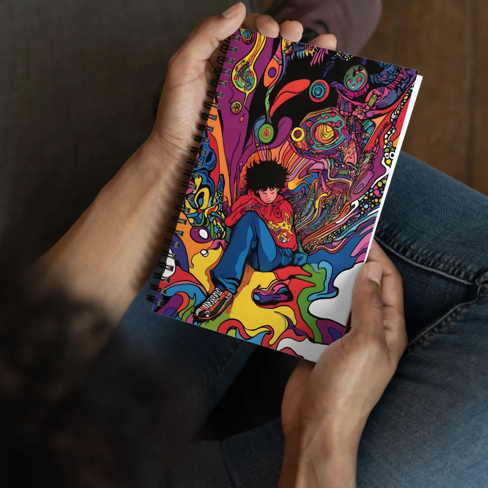 Psychedelic Dreamscape 
 Spiral Notebook | 140 pages