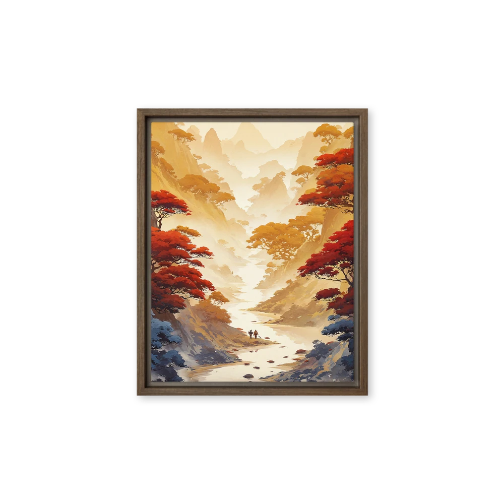 Path Through Autumn Mountains | Art Print