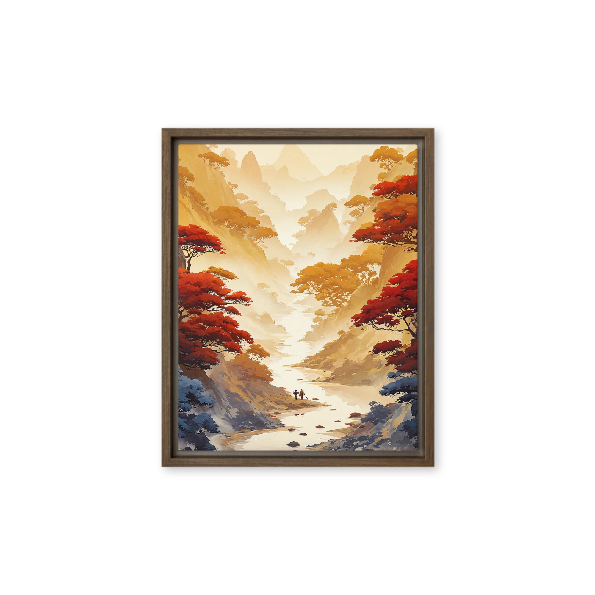 Path Through Autumn Mountains