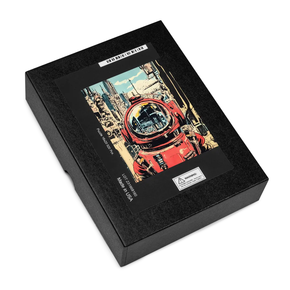 Urban Astronaut's Reflection 
 Jigsaw Puzzle