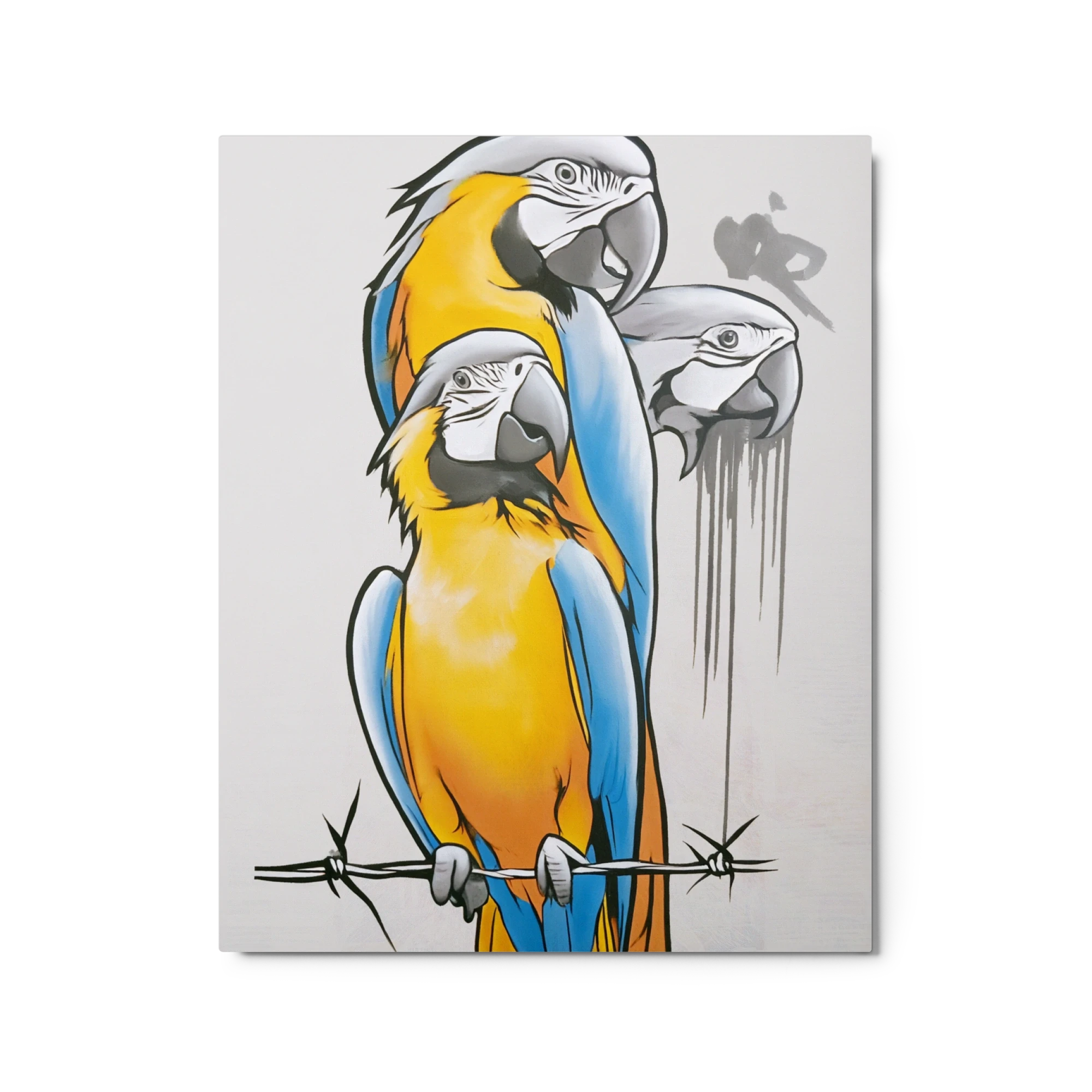 Perched Macaws