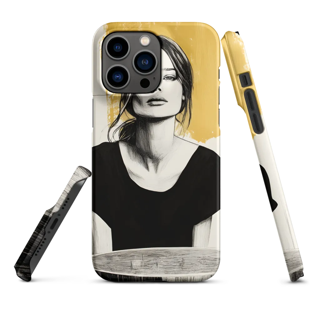Golden Ochre Portrait | Phone Case