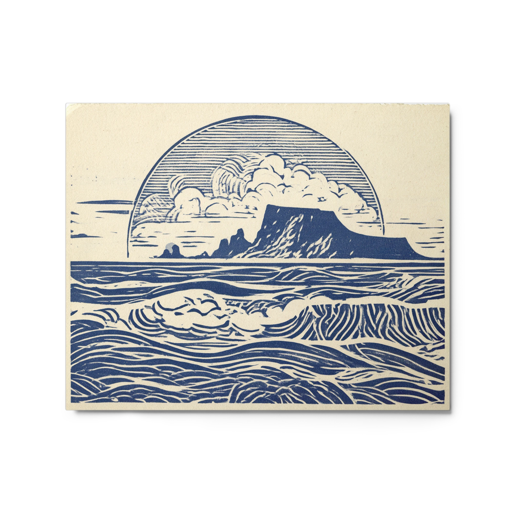 Ocean Waves at Dusk