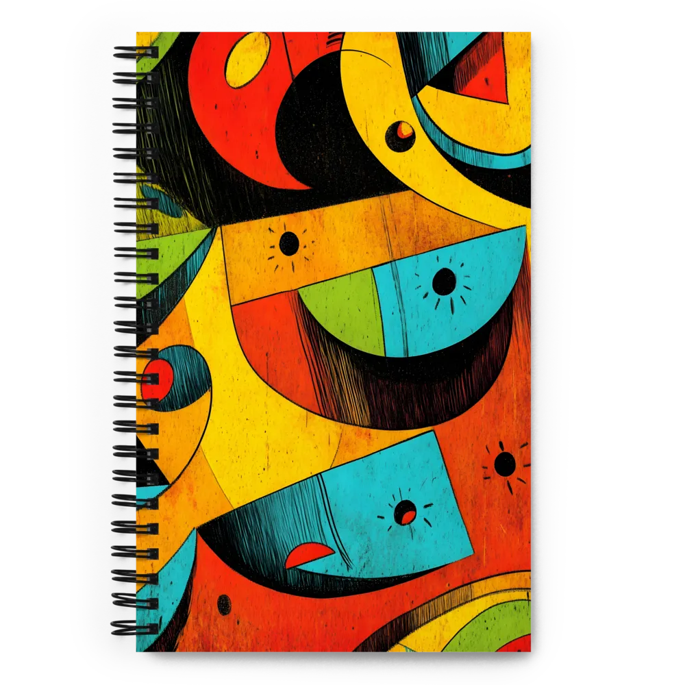 Fragmented Vibrancy 
 Spiral Notebook | 140 pages