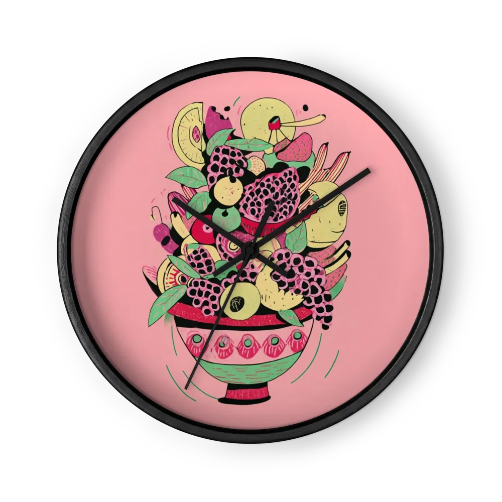 Abundant Fruit Bowl | Wall Clock