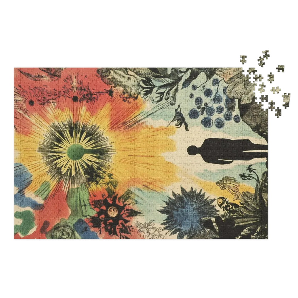 O Sol Buraco de Fechadura 
 Puzzle em caixa de metal