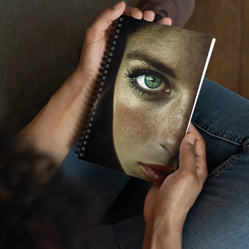 Intense Gaze 
 Spiral Notebook | 140 pages