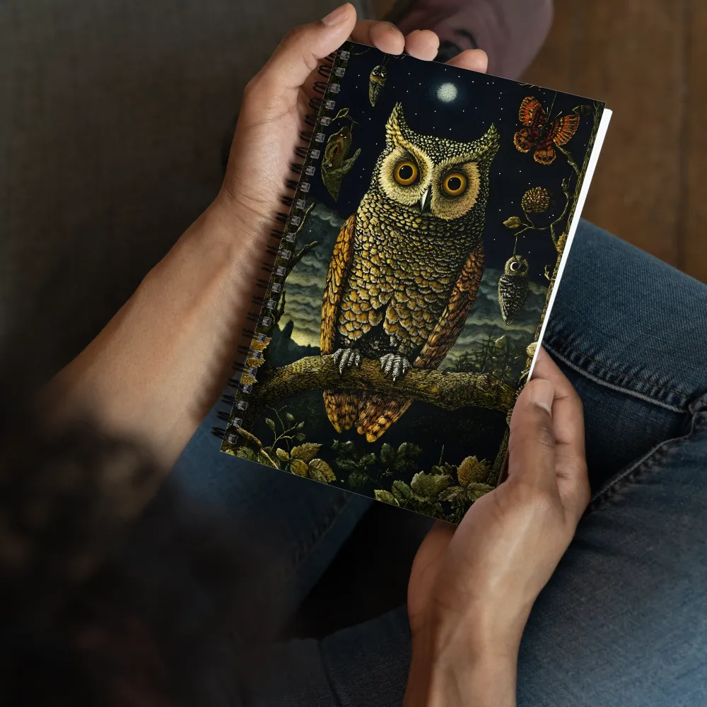 Nocturnal Wisdom 
 Spiral Notebook | 140 pages