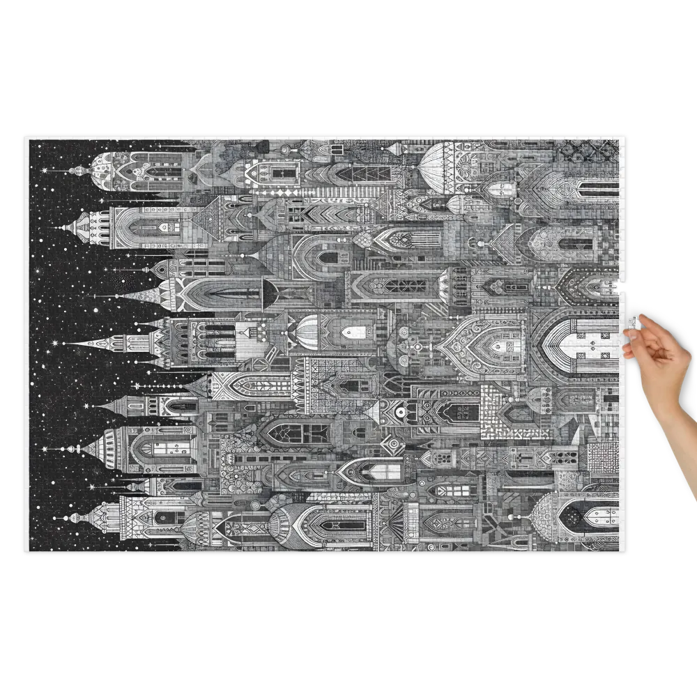 Starlit Ink City | Jigsaw Puzzles