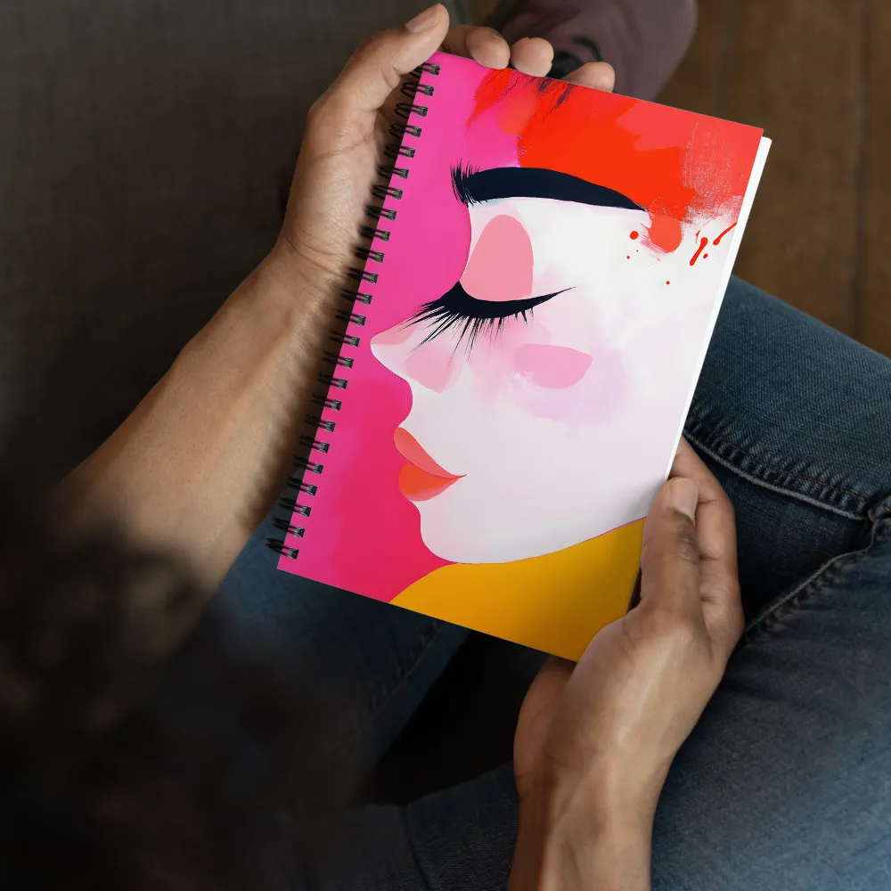 Feminine Pop Art 
 Spiral Notebook | 140 pages