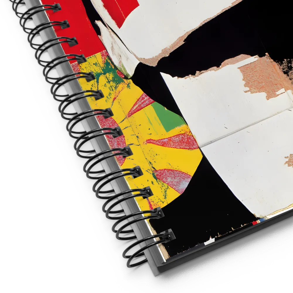 Expressive Pop Art Portrait 
 Spiral Notebook | 140 pages