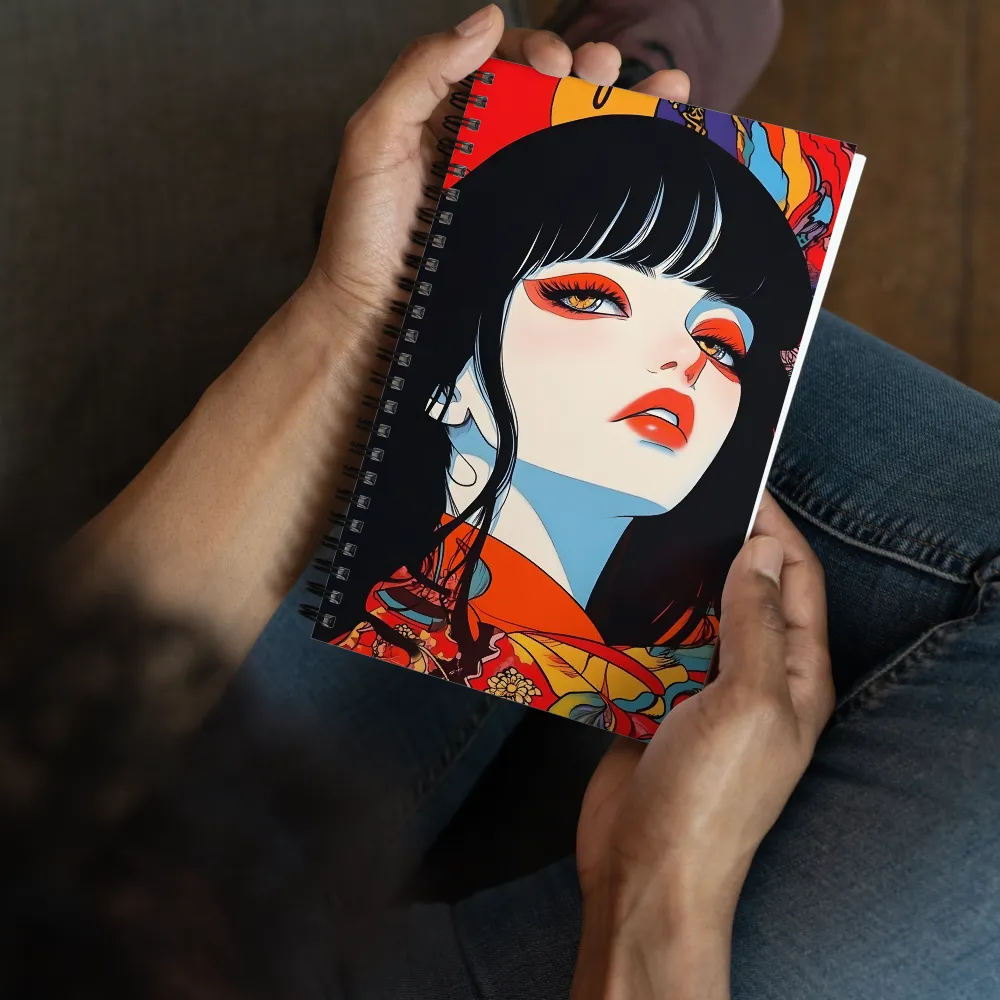 Crimson Gaze 
 Spiral Notebook | 140 pages