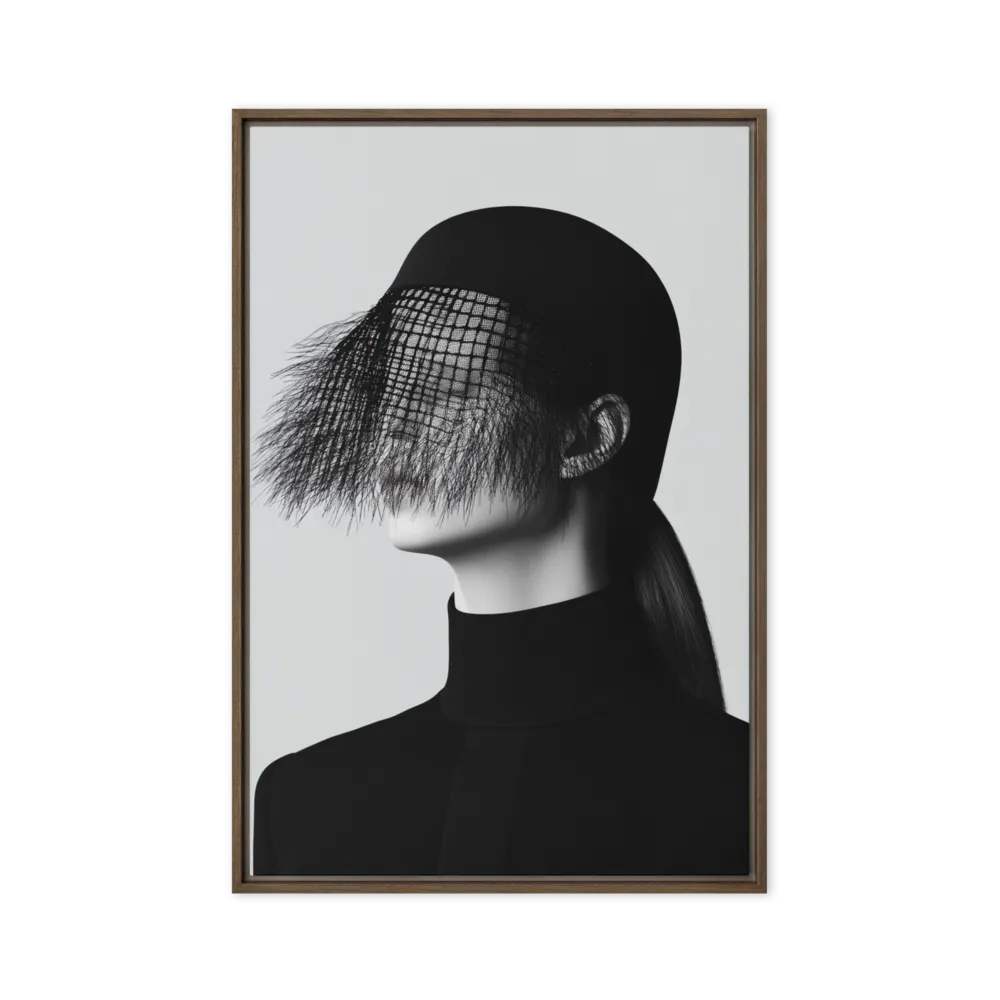 Human Silhouettes Behind Hard-Edged Grids — The polar contrast