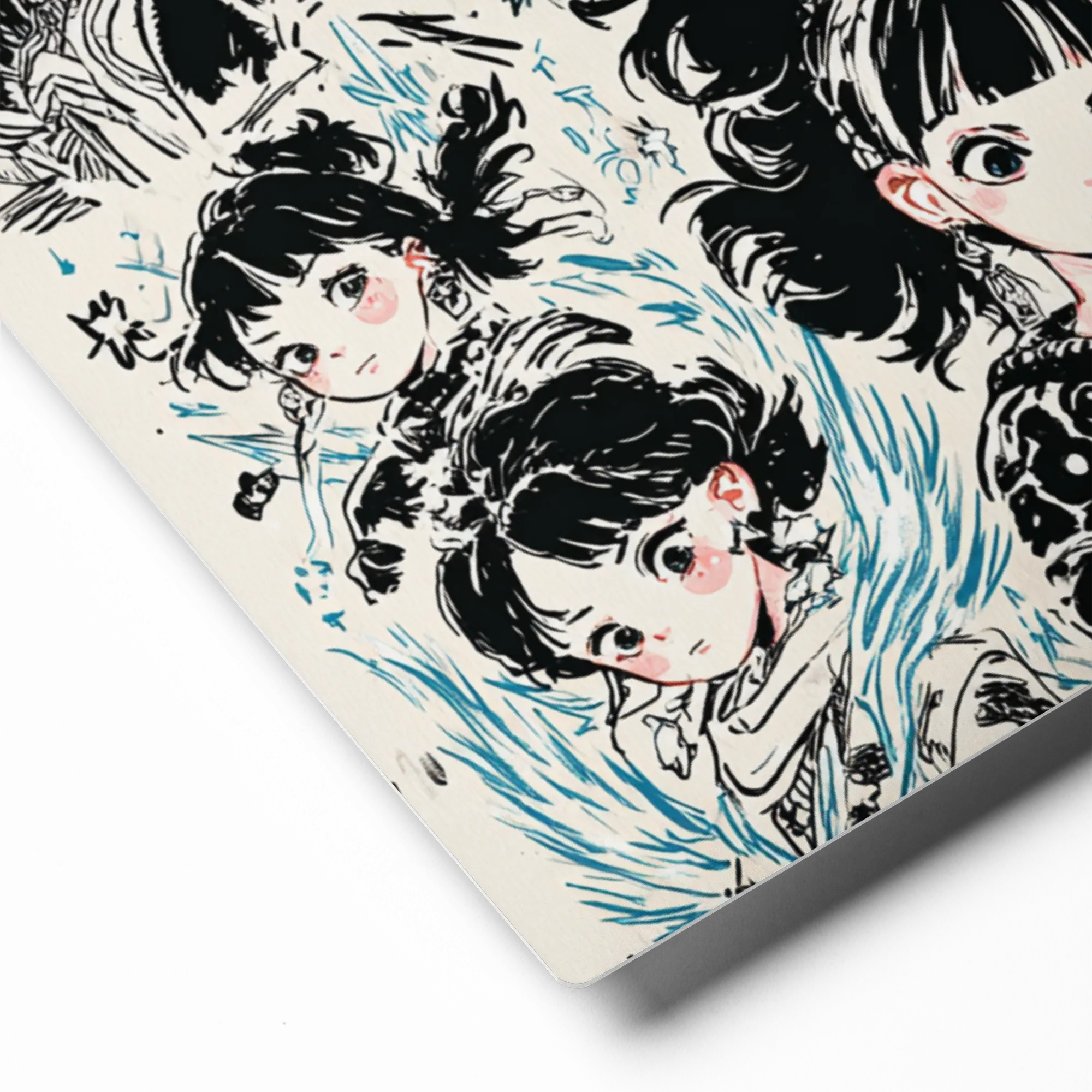 Stylized Anime Portraits | Art Print