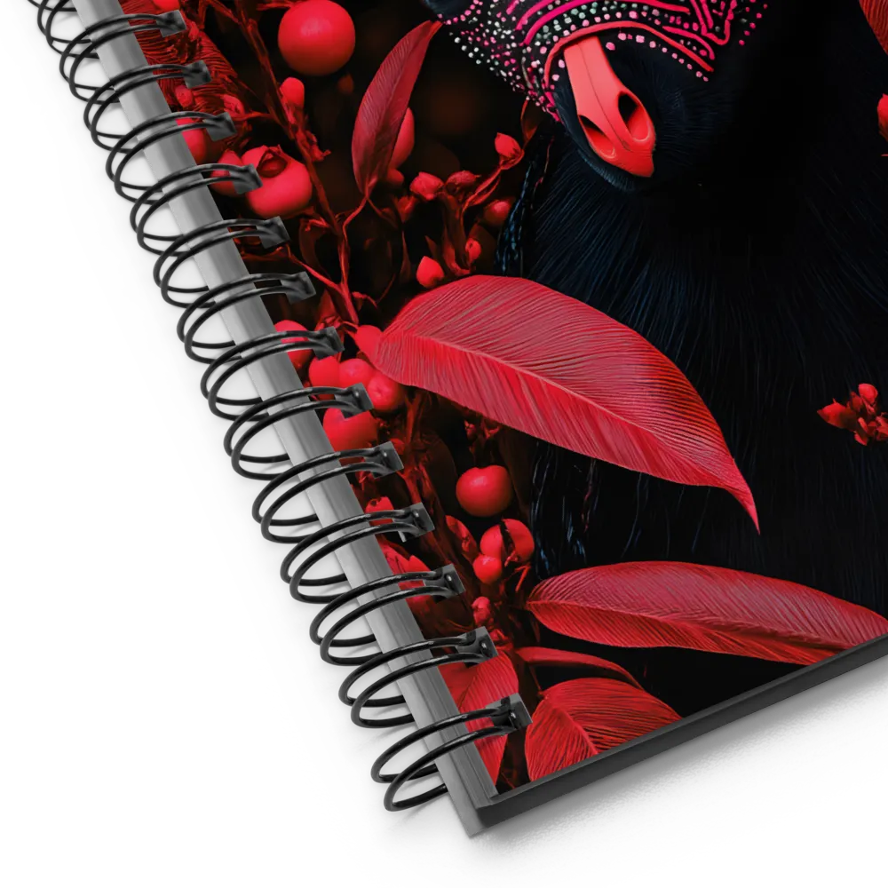Mystical Antlered Vision 
 Spiral Notebook | 140 pages