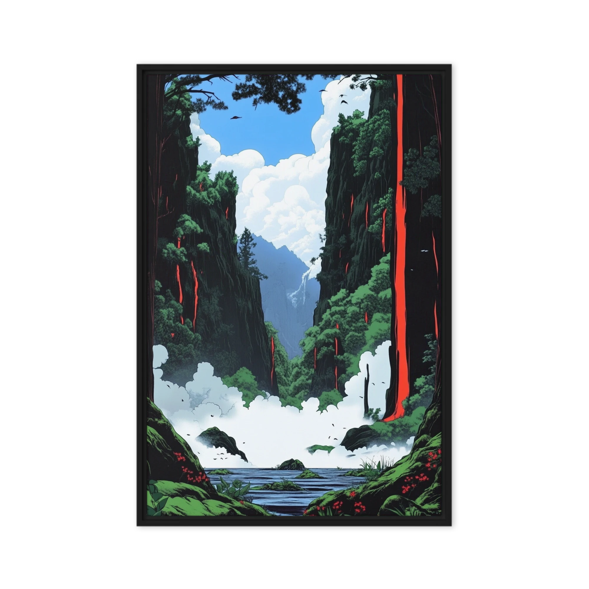 Volcanic Gorge Revelation | Art Print