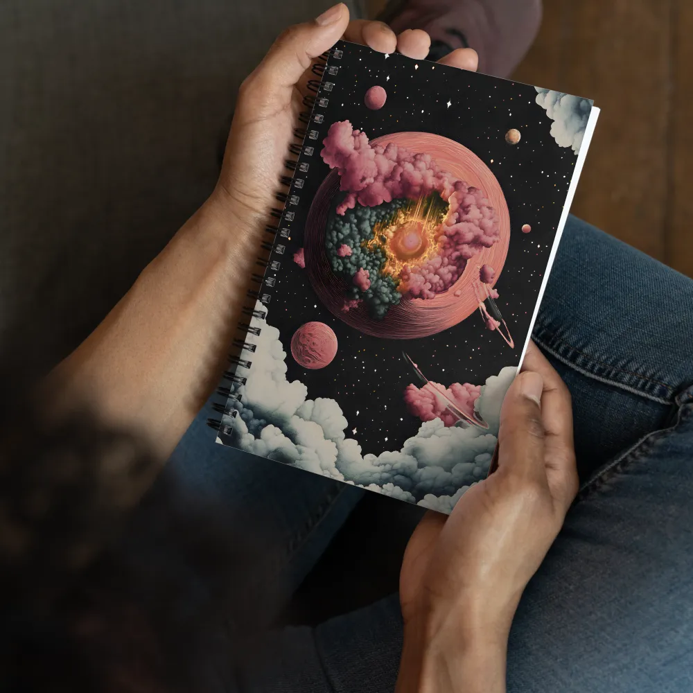 Cosmic Eruption 
 Spiral Notebook | 140 pages