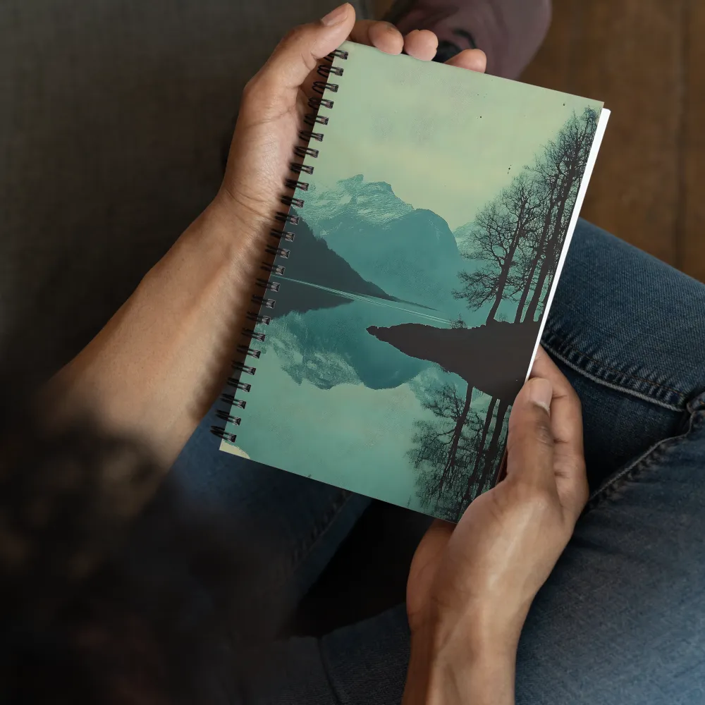 Serene Nordic Reflection 
 Spiral Notebook | 140 pages