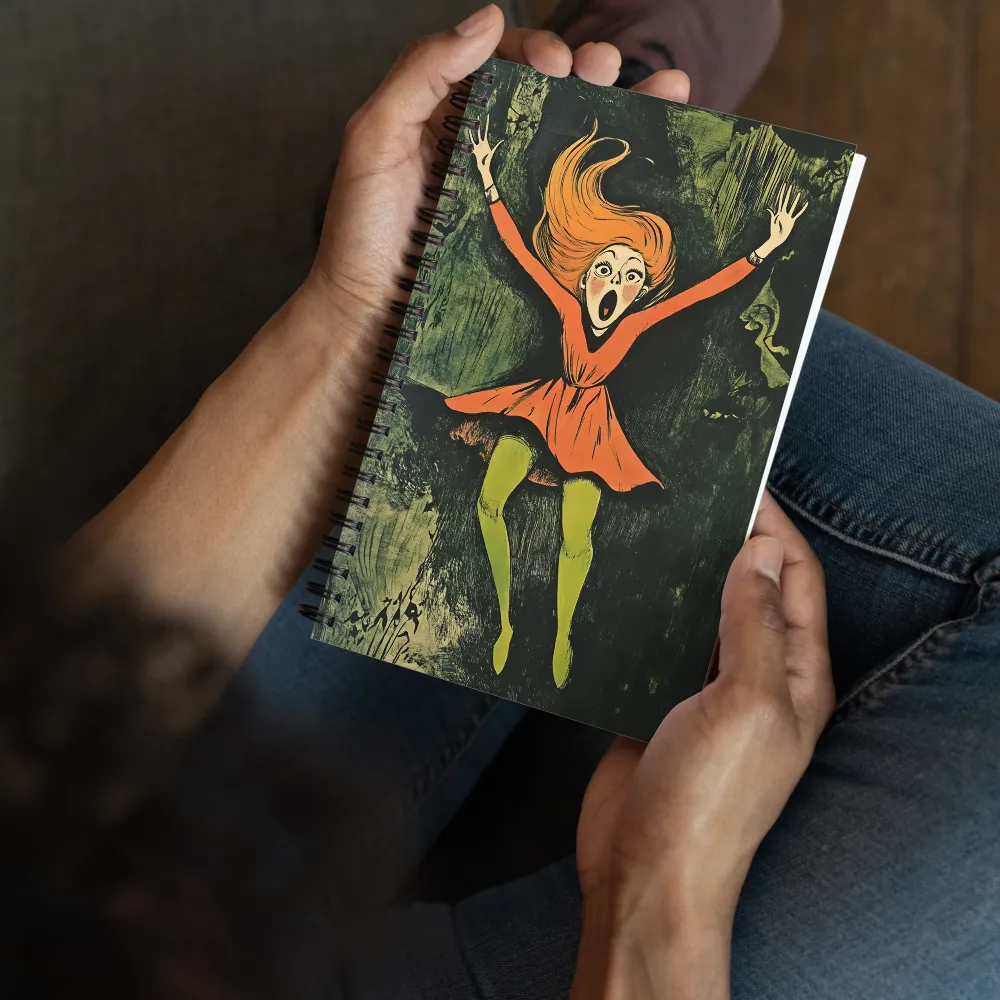 The Falling Scream 
 Spiral Notebook | 140 pages