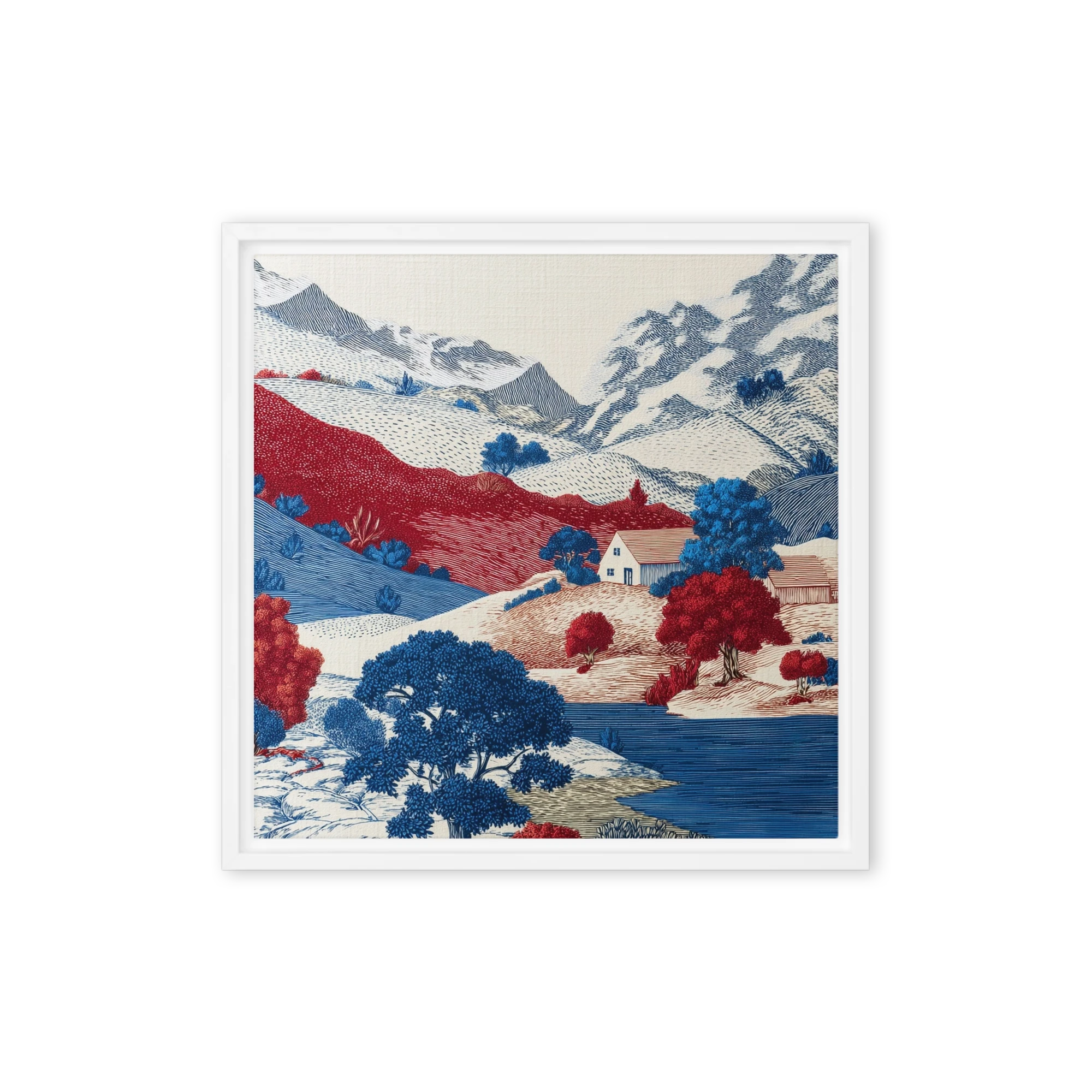 Crimson Ridge and Cobalt Valley