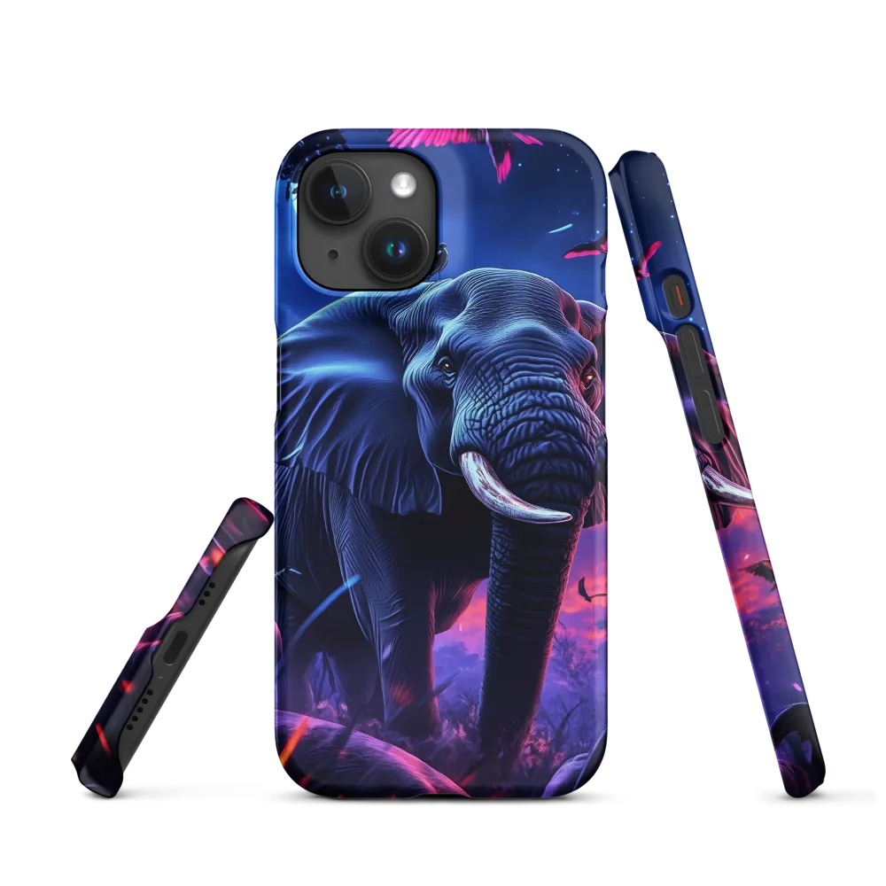 Surreal Elephant and Birds Art | Phone Case