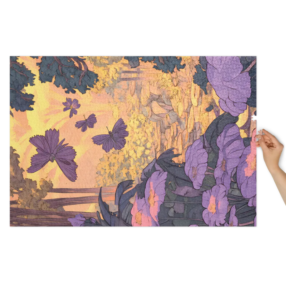 Flight of the Lavender Wings | Jigsaw Puzzles