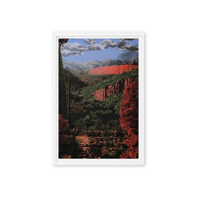 Crimson Peaks Valley | Art Print