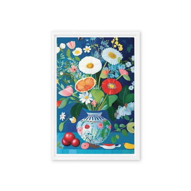 Folk Art Floral Arrangement | Art Print
