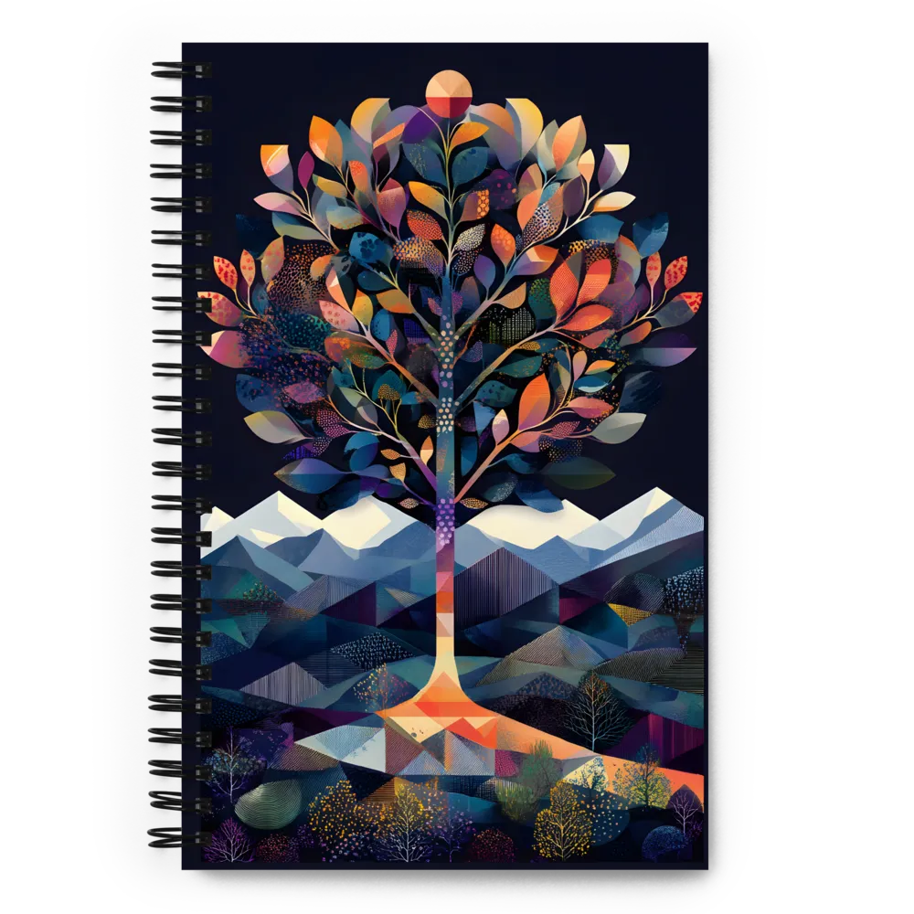 Geometric Tree of Life 
 Spiral Notebook | 140 pages