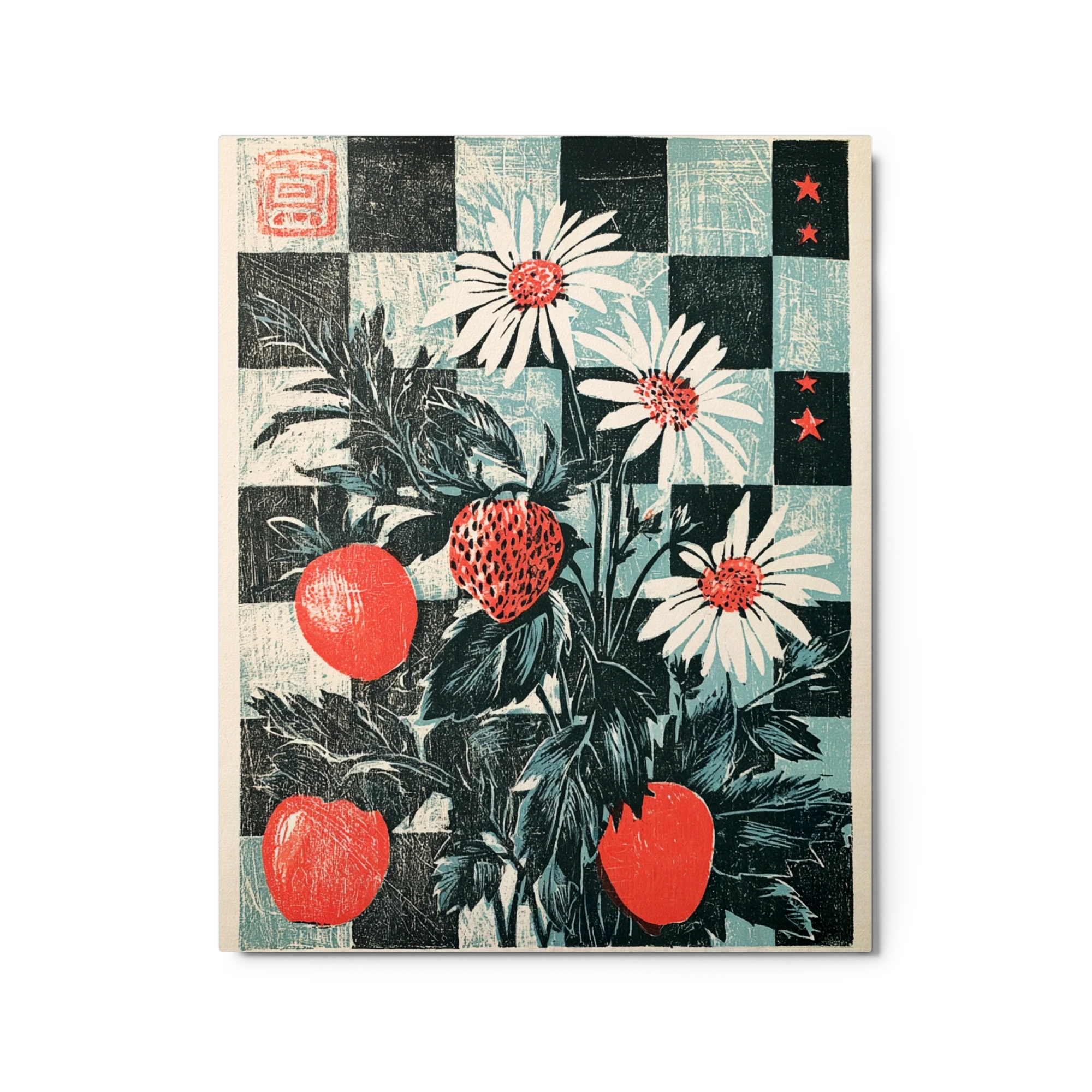 Strawberries and Daisies