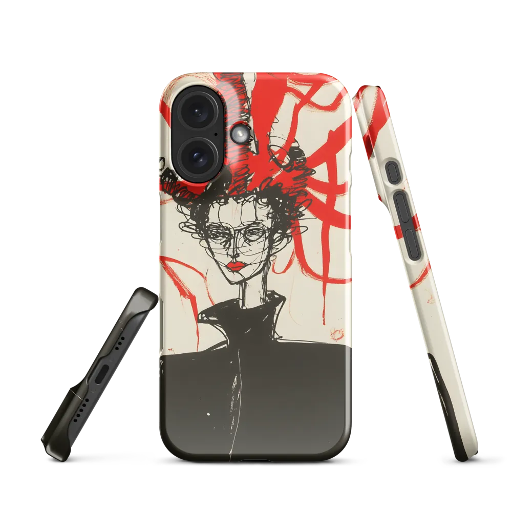 Abstract Ink Portrait 
 iPhone 11 Pro | Snap Case