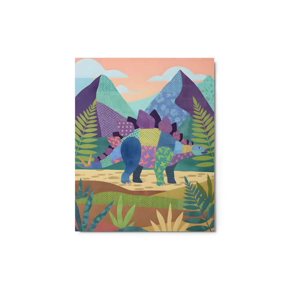Patchwork Stegosaurus | Art Print