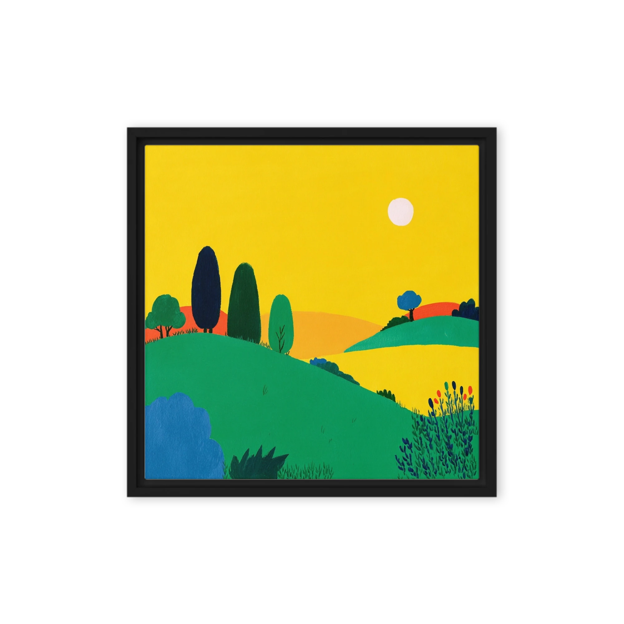 Golden Hills Sunscape | Art Print