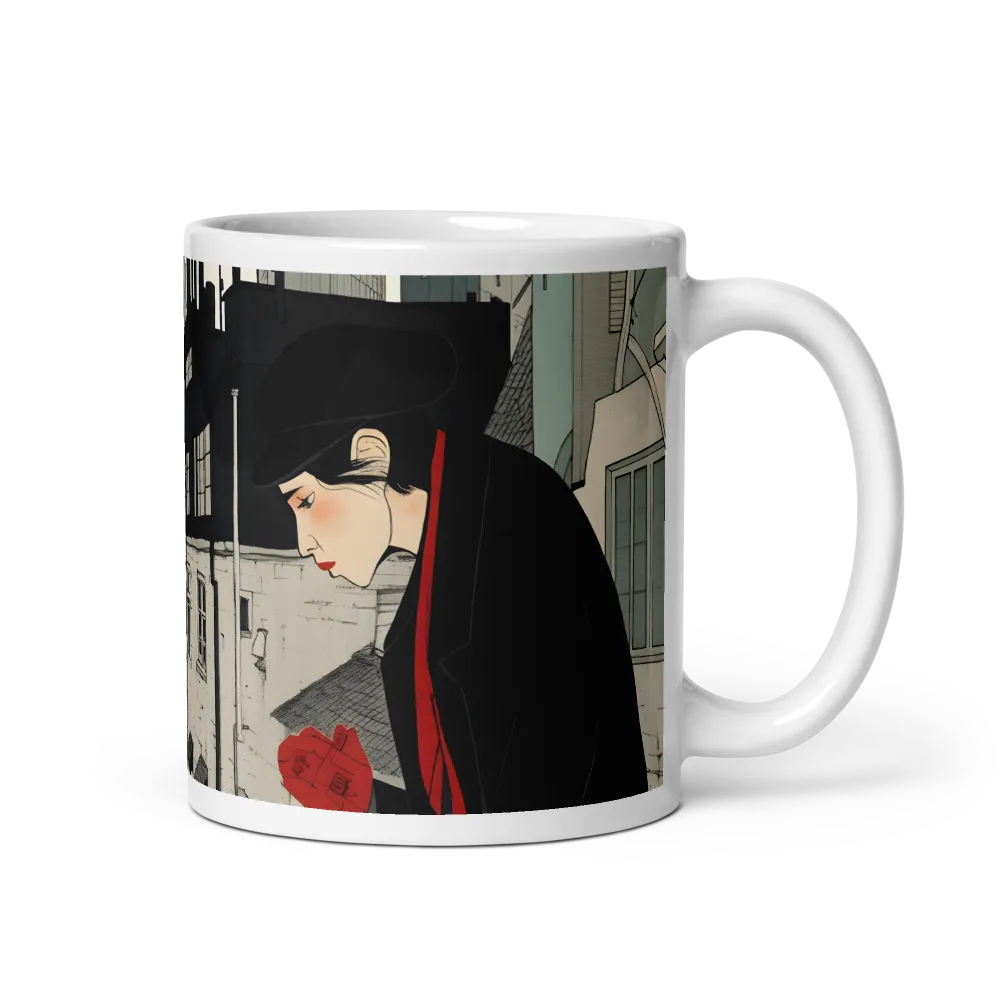 Red Door Alley 
 Mug with Red inside | 15 oz