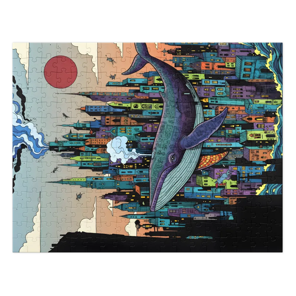 Sky Whale City | Jigsaw Puzzles