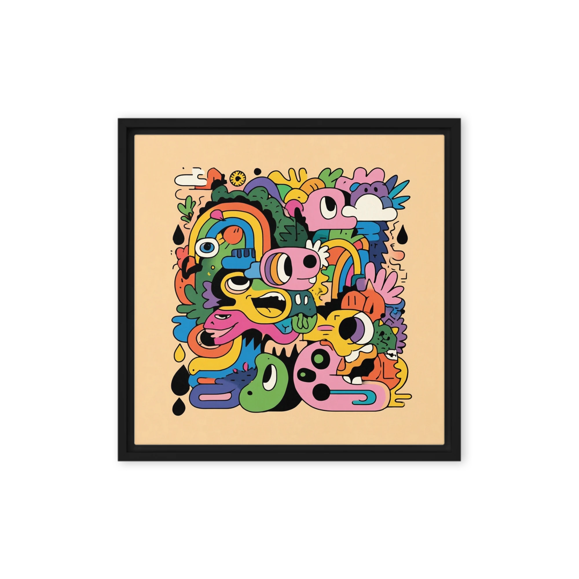 Abstract Monster Collage