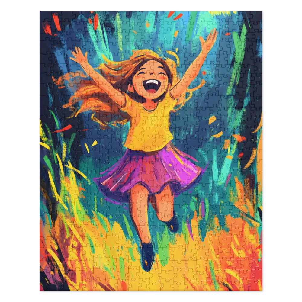 Joyful Leap 
 Jigsaw Puzzle