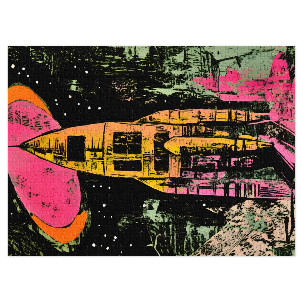 Lancio Sci-Fi Retrò 
 Puzzle in scatola di metallo