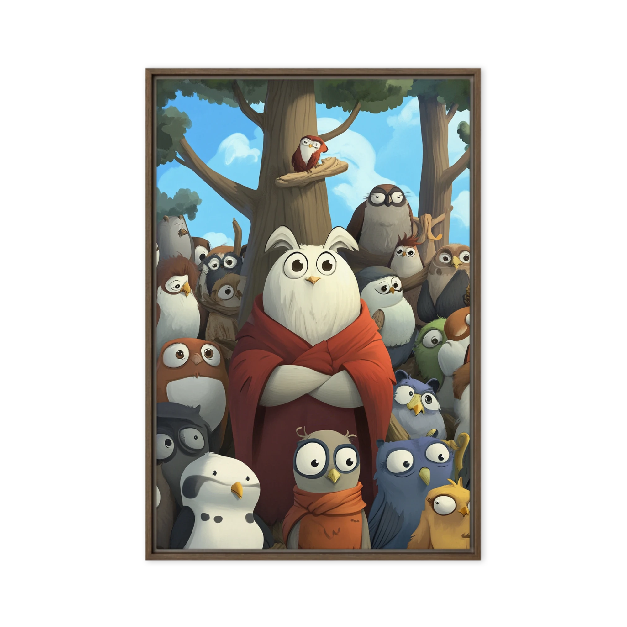 The Grand Owl Assembly | Art Print