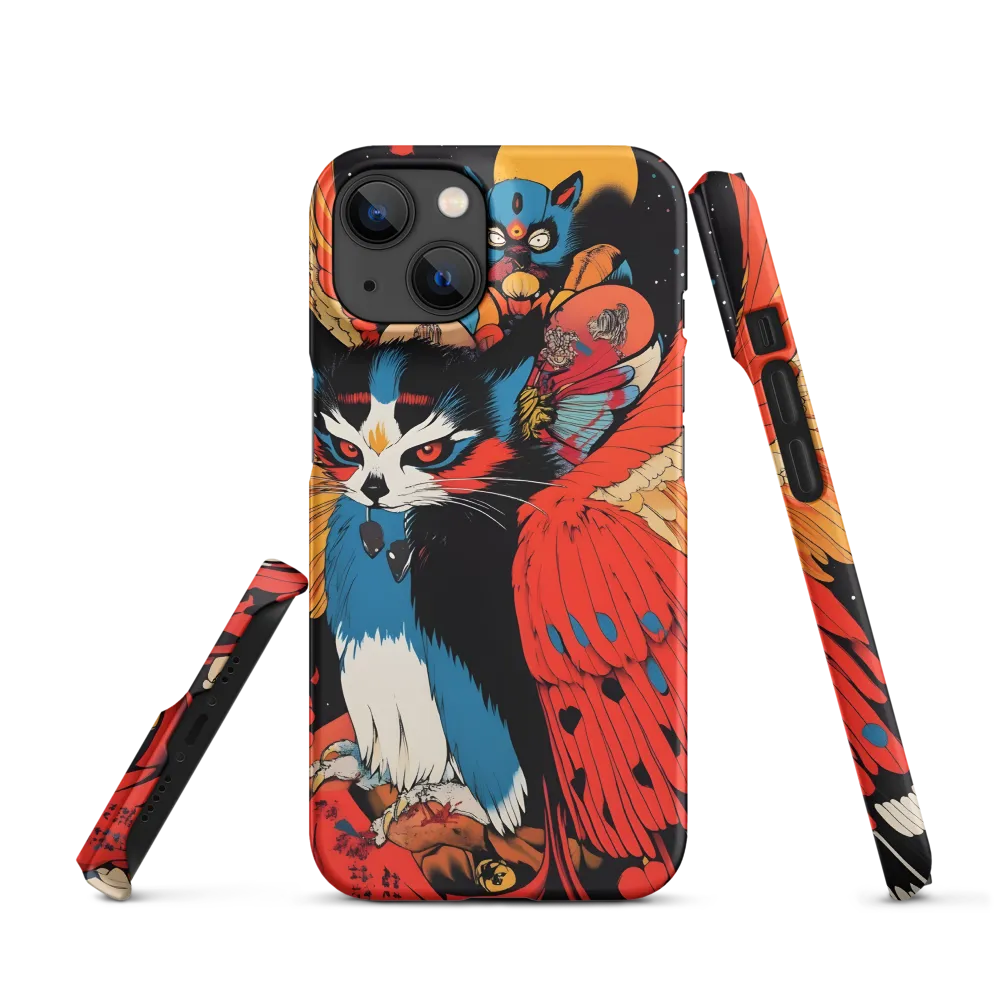 Mythical Fox with Colorful Feathers | Phone Case