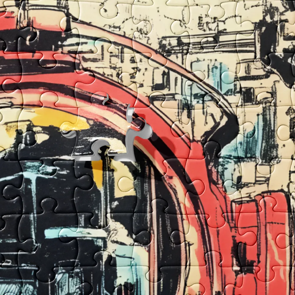 Urban Astronaut's Reflection 
 Jigsaw Puzzle