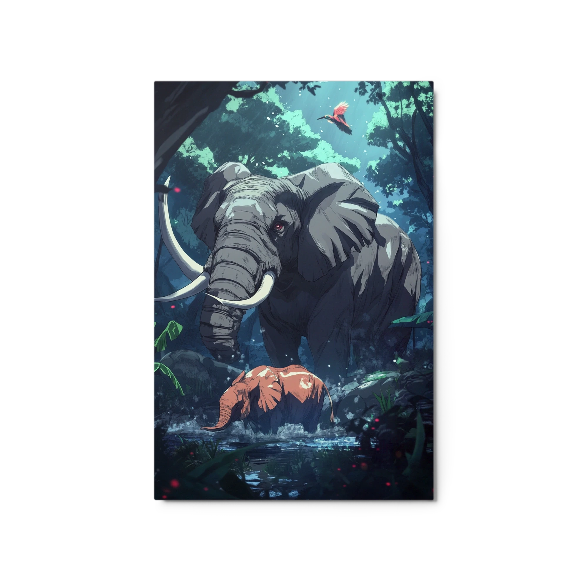 Majestic Elephant in Jungle