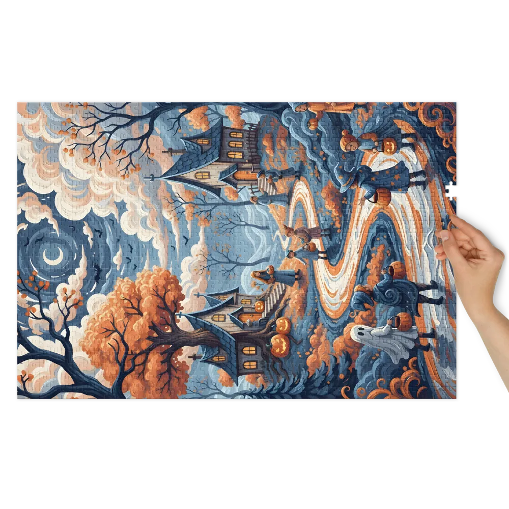 Moonlit Trick‑or‑Treat | Jigsaw Puzzles