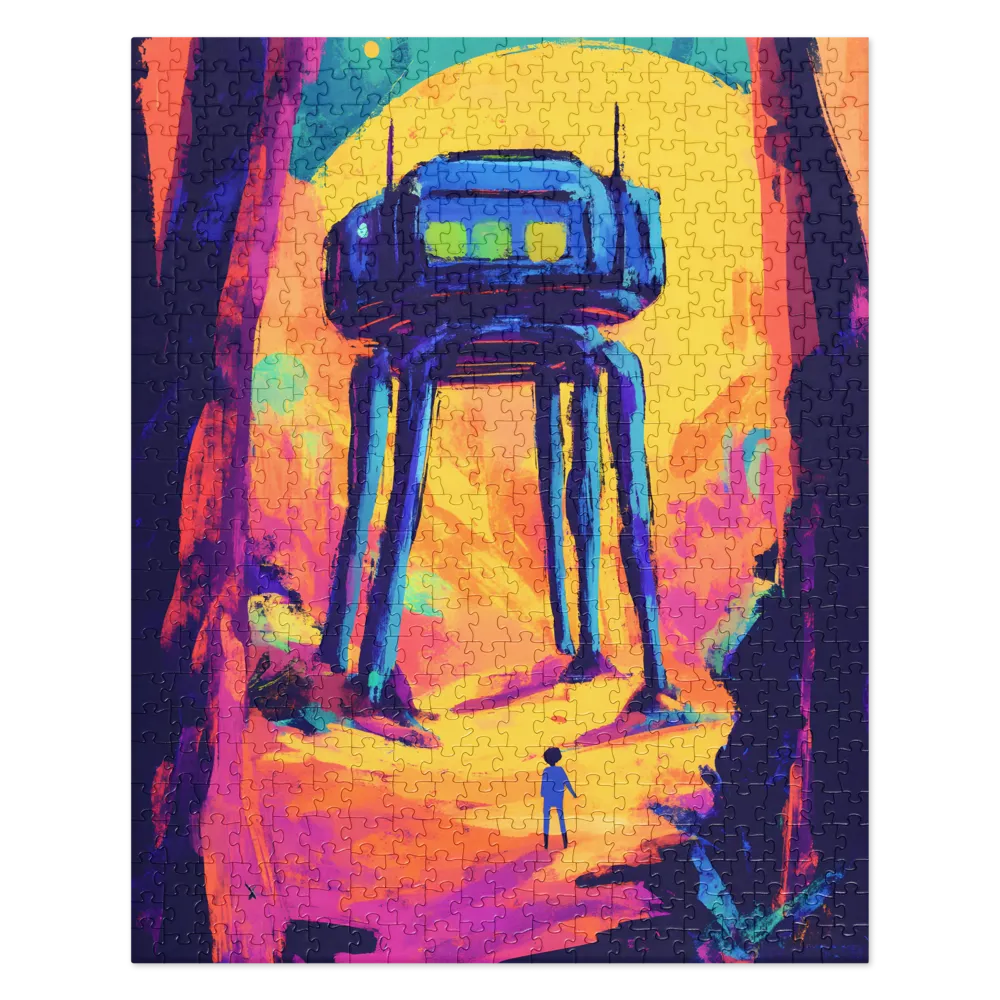 The Observer on a Radiant Alien World 
 Jigsaw Puzzle