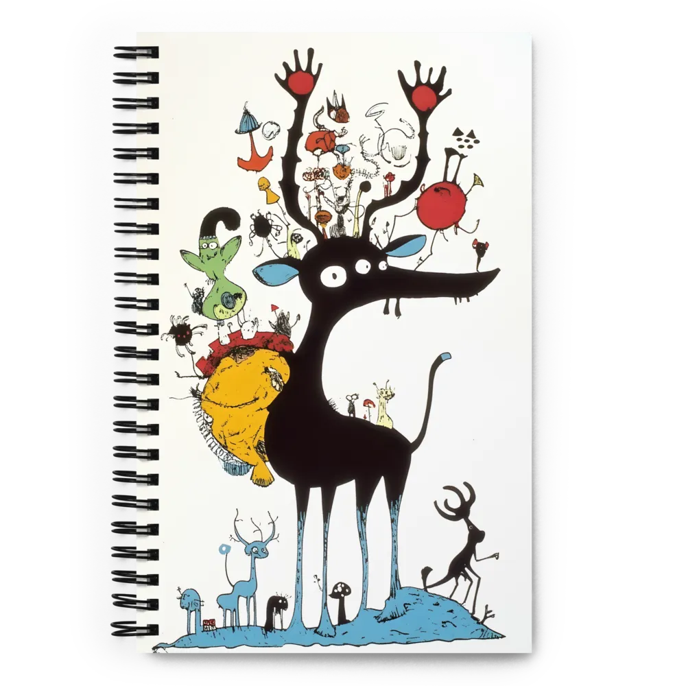 The Whimsical Forest Creature 
 Spiral Notebook | 140 pages