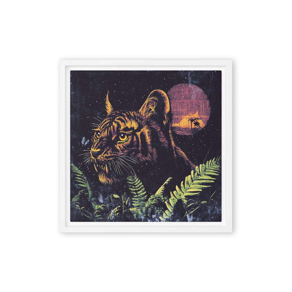 Tiger of the Tropical Night | Art Print