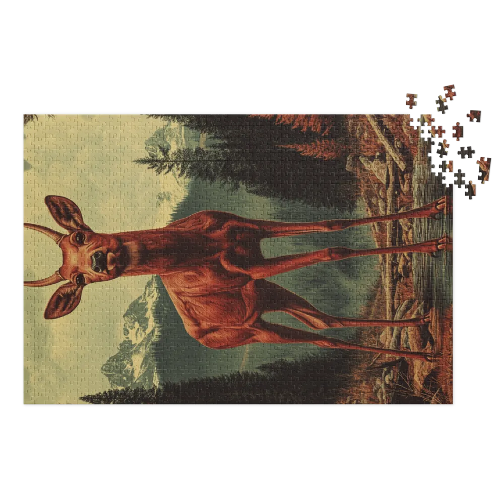 Surreal Deer Illustration