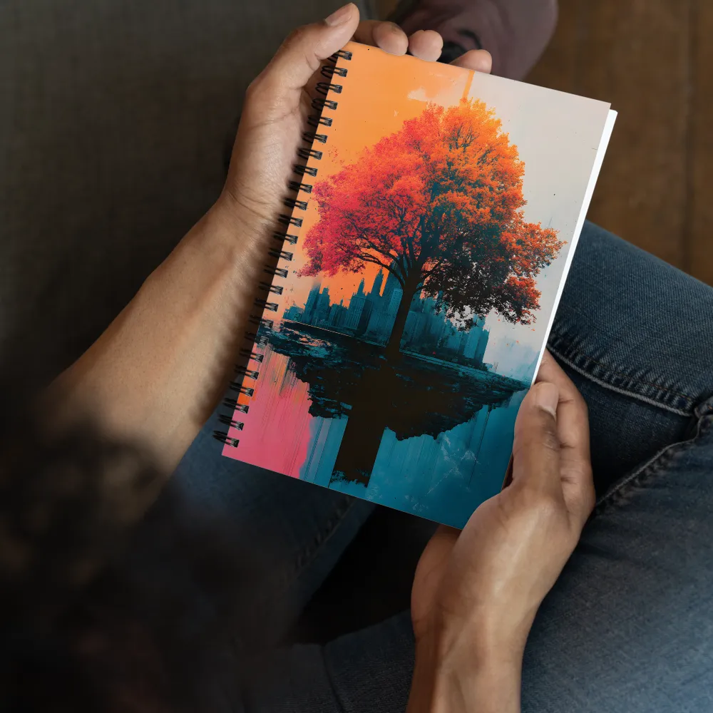 Urban Canopy Mirage 
 Spiral Notebook | 140 pages
